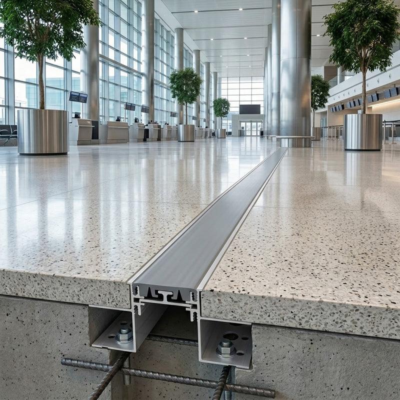Durable installed floor expansion joint system